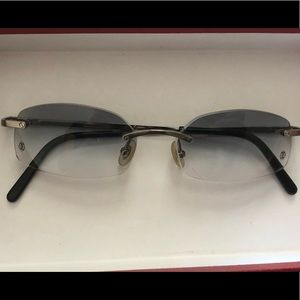 Cartier unisex Smokey glasses- 90s trend